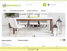 Tablet Screenshot of amarei.pl